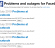Redes sociales intermitentes por fallas internas y/o externas
