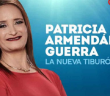 Patricia Armendariz sale del estanque de tiburones