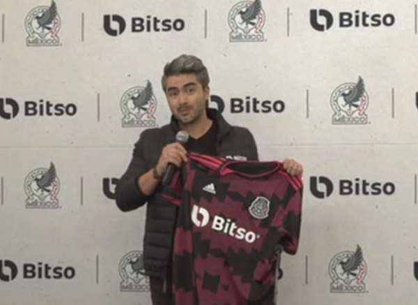 Aparecerá Bitso en la playera de la Selección Mexicana de futbol