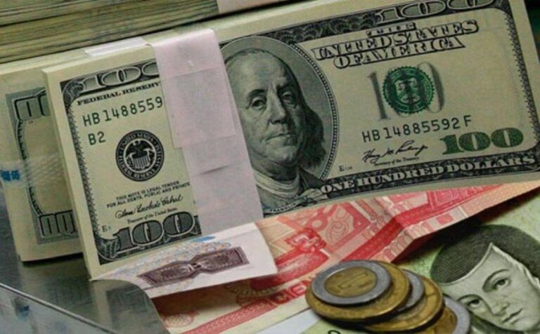 Peso y dólares