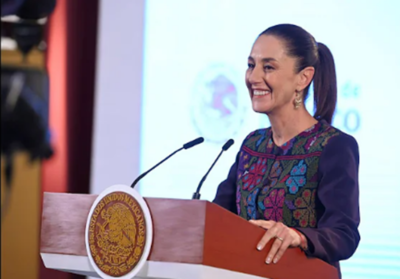 Conferencia de prensa matutina en Palacio Nacional