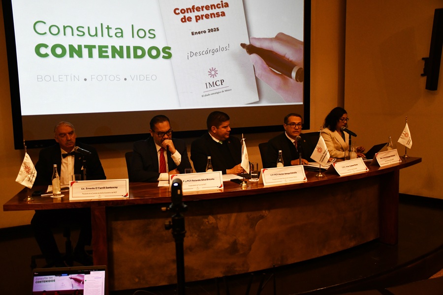 Estímulos fiscales y seguridad para éxito de Plan México: IMCP