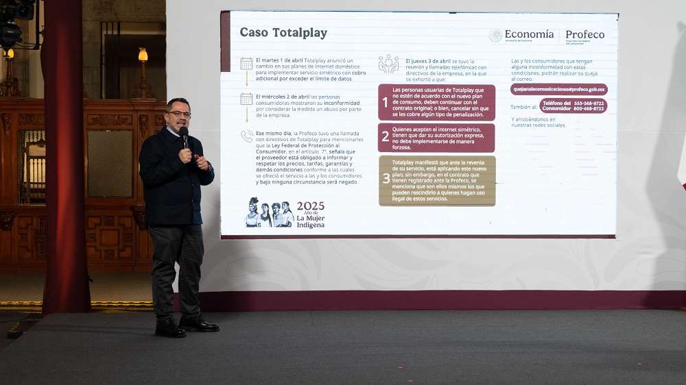 Totalplay no puede cambiar contrato unilateralmente: Profeco