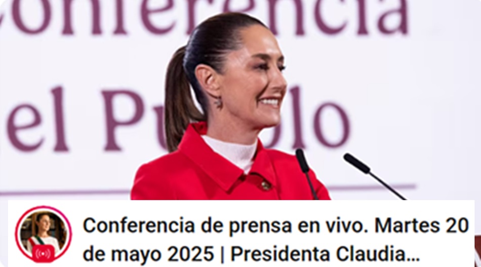 Conferencia de presidenta Sheinbaum Pardo