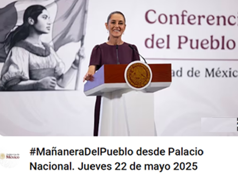 Conferencia matutina de presidenta Sheinbaum Pardo
