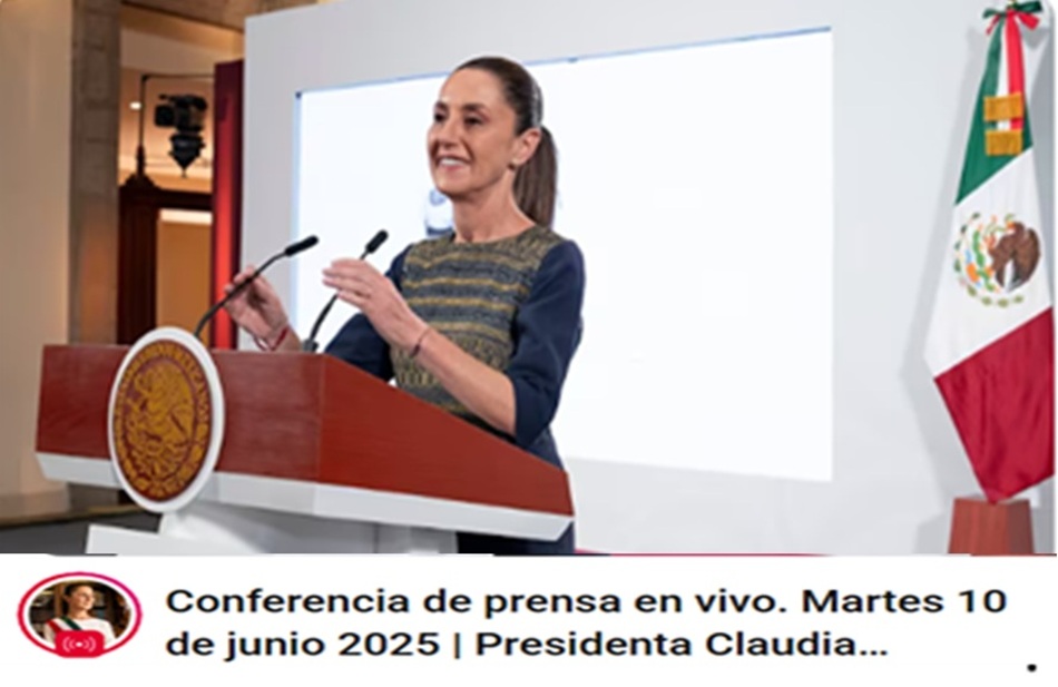 Conferencia de presidenta Sheinbaum Pardo