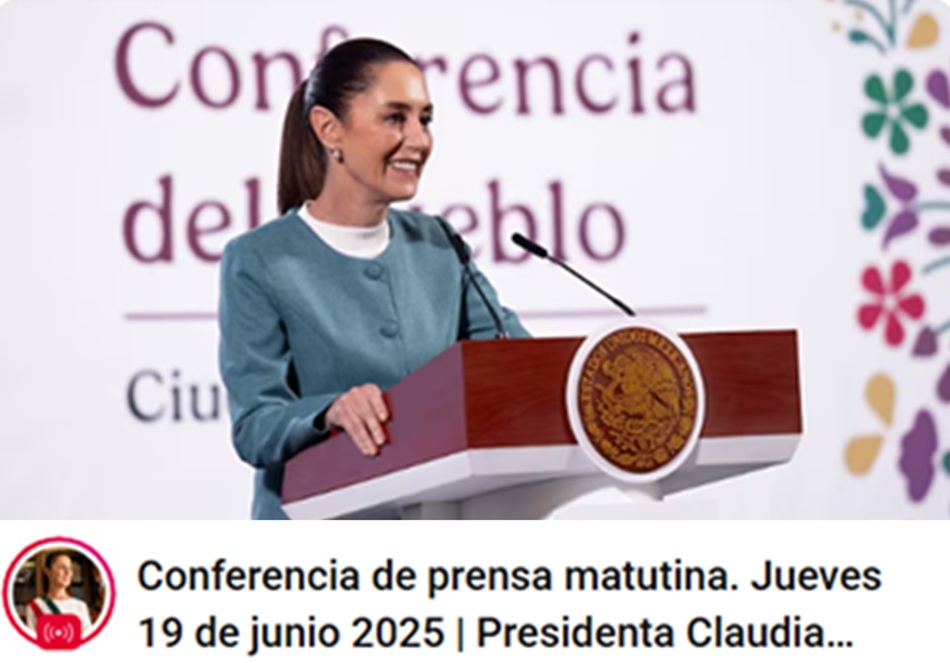 Conferencia mañanera de presidenta Sheinbaum
