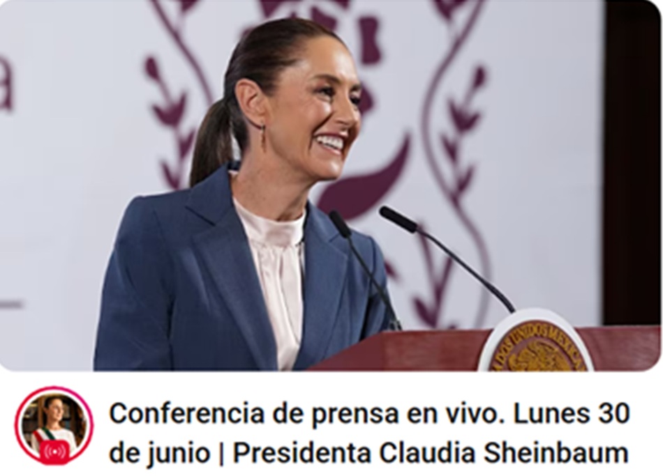 Conferencia de presidenta Sheinbaum Pardo