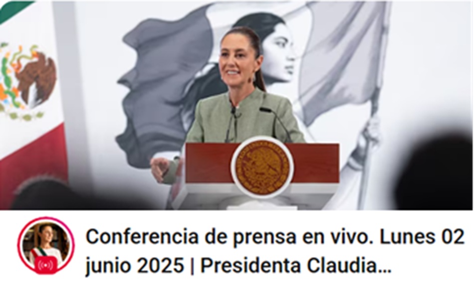 Conferencia de presidenta Sheinbaum