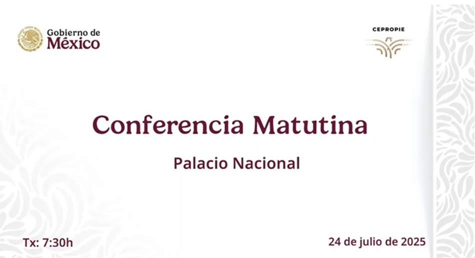 Conferencia de presidenta Sheinbaum