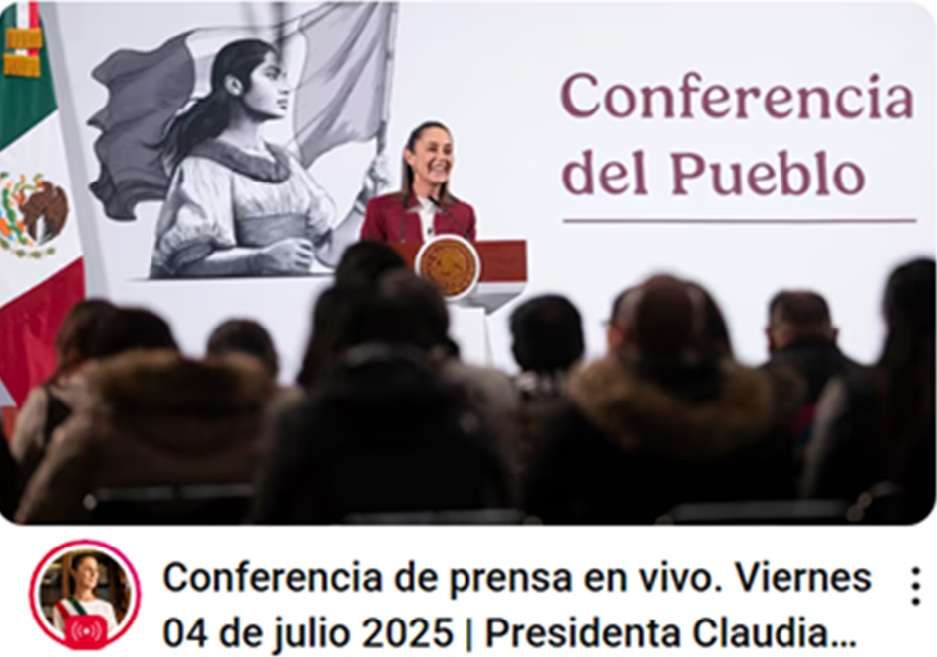 Conferencia presidenta Sheinbaum