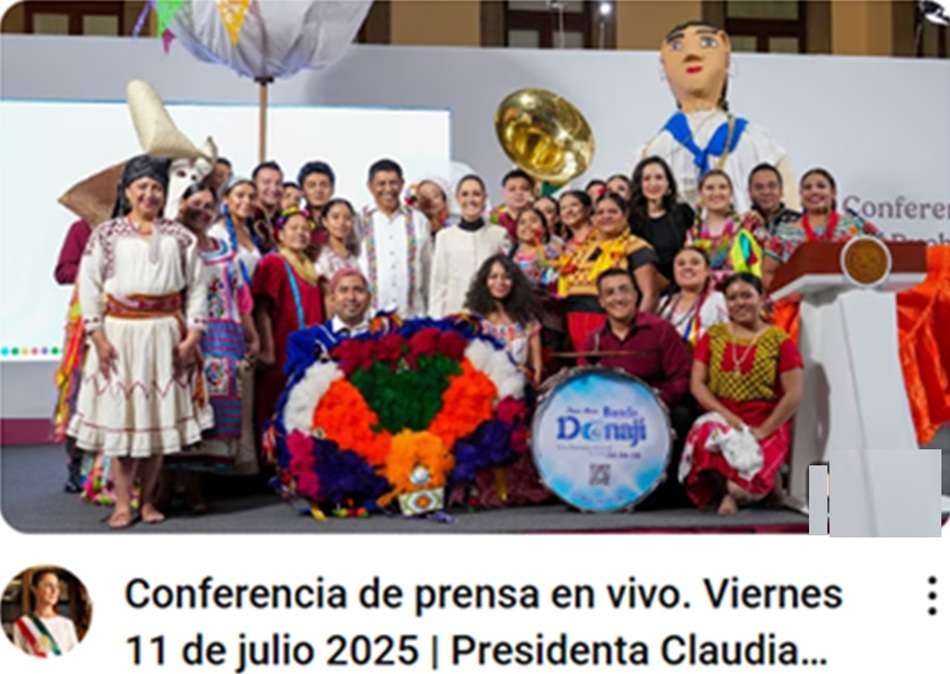 Conferencia de presidenta Sheinbaum