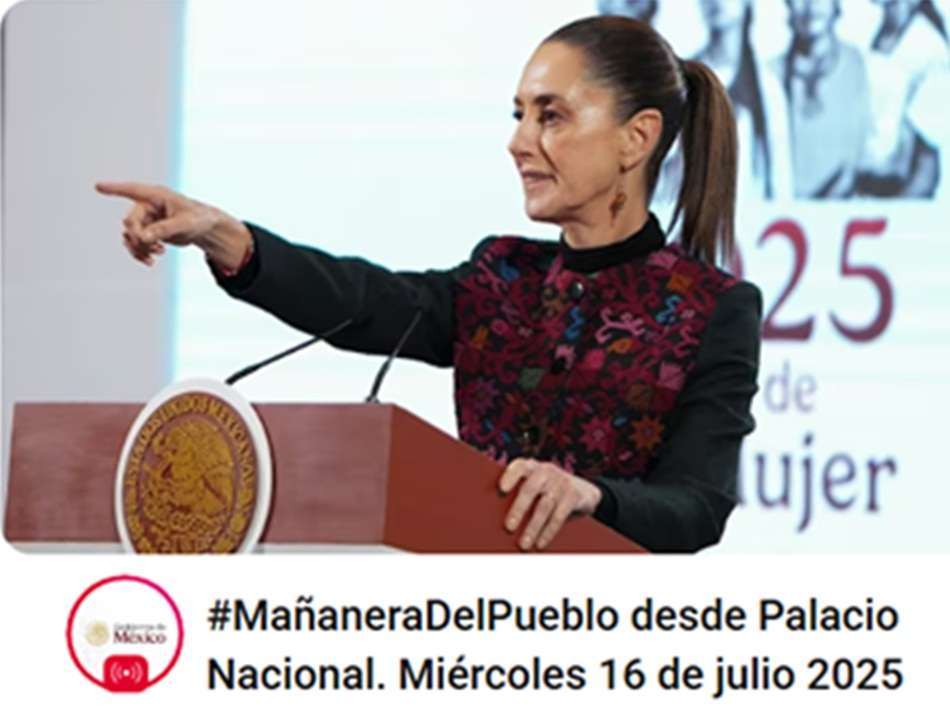 Conferencia de presidenta Sheinbaum