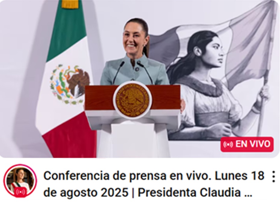 Conferencia de presidenta Sheinbaum