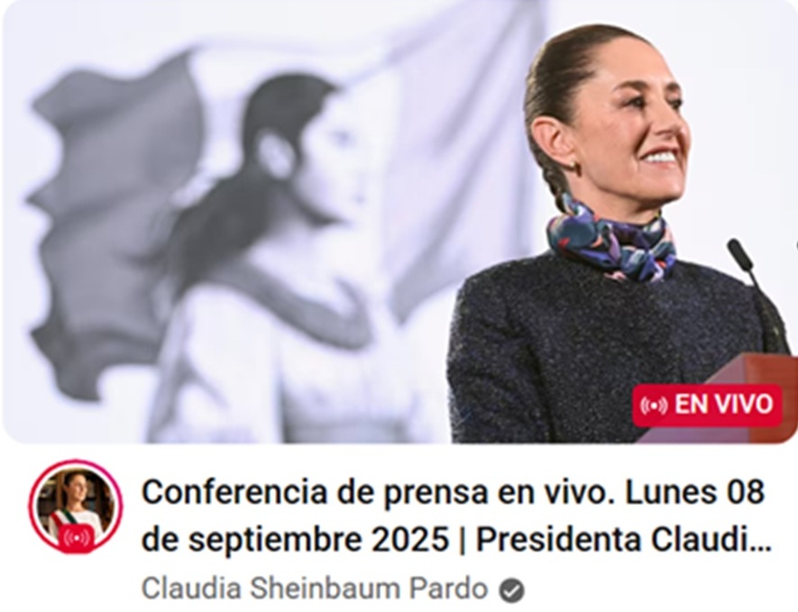 Conferencia de presidenta Sheinbaum