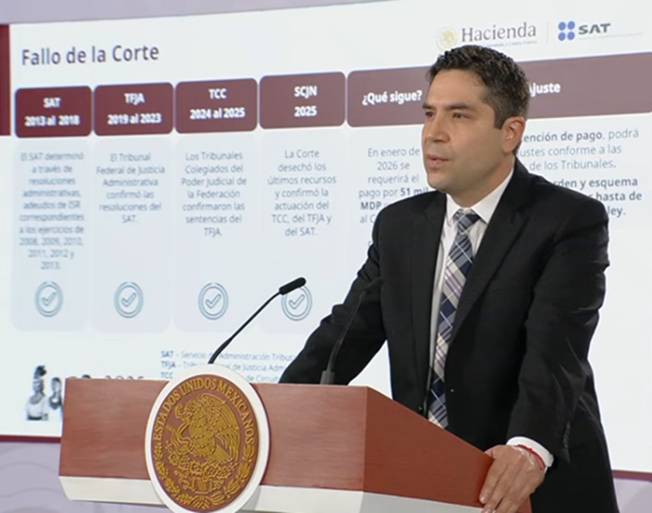 Antonio Martínez Dagnino, jefe del SAT