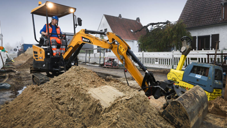 Mini excavadora