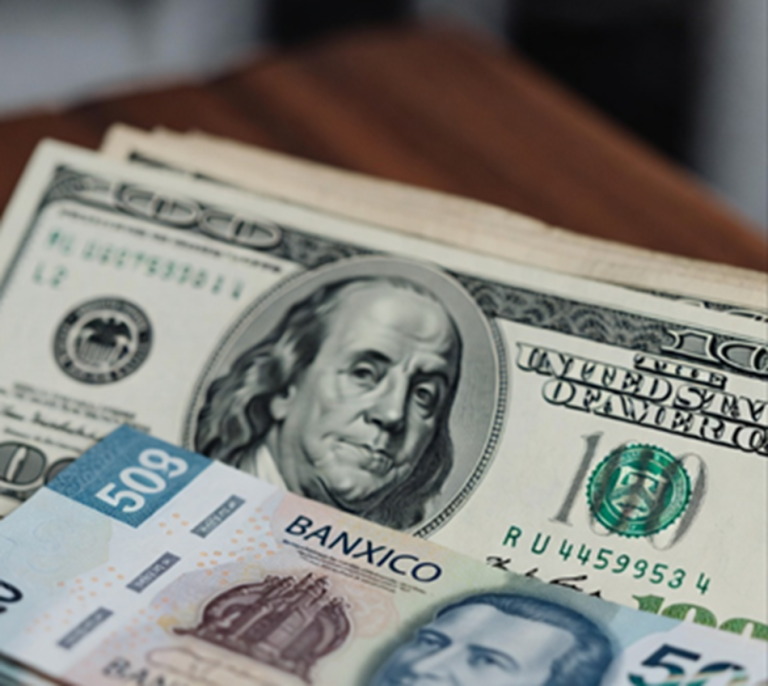 Pesos y dólares