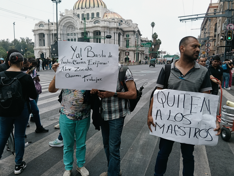 Bloqueo comerciantes