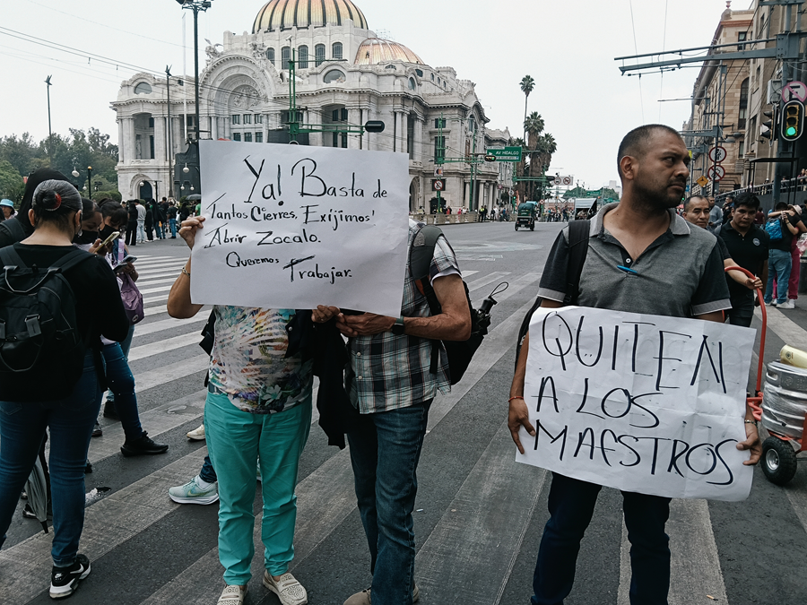 Bloqueo comerciantes